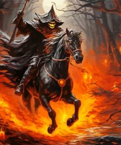 Halloween Phantom Paint By Number