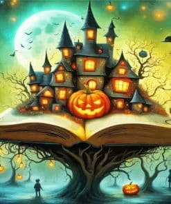 Halloween Book paint by numbers