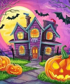 Halloween Cartoon Paint By Number