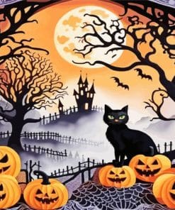 Halloween Night paint by numbers