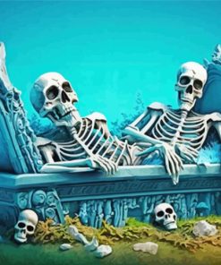 Happy Skeletons Paint By Number