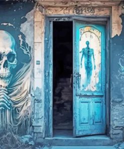 Haunted Doorway Paint By Number