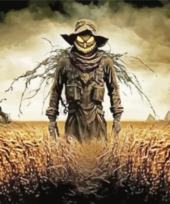 Haunted Scarecrow Paint By Number