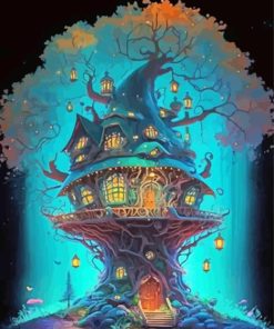 Magical Treehouse Paint By Number