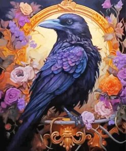 Nightfall Melody Crow Paint By Number