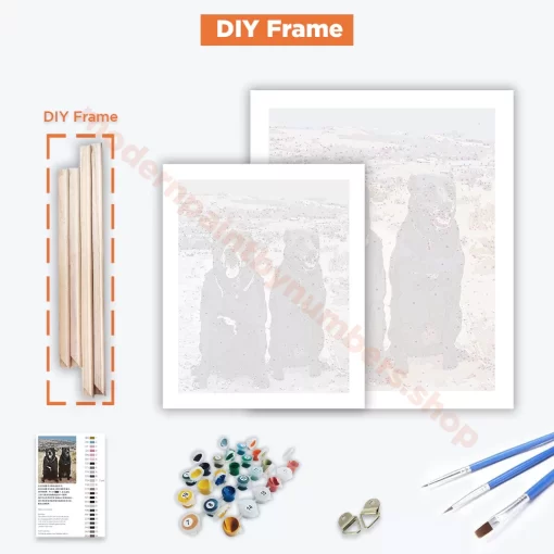 Paint by numbers DIY Frame