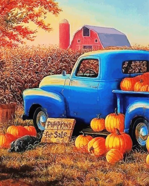 Pumpkin Farm Paint By Number