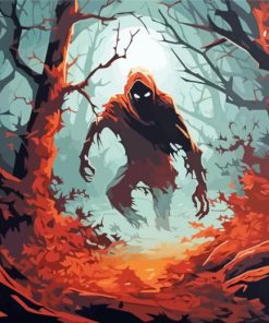 Forest Ghoul Paint By Number