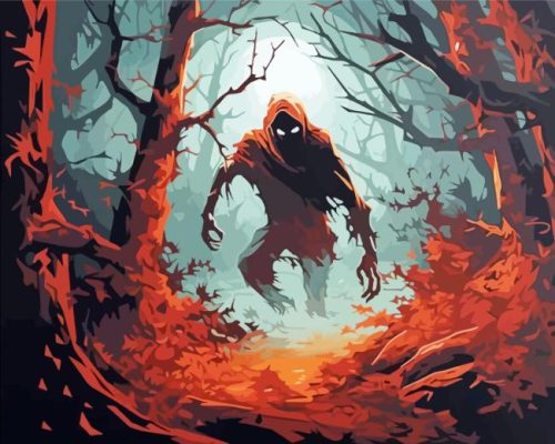 Forest Ghoul Paint By Number