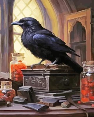 Sable Symphony Crow Paint By Number