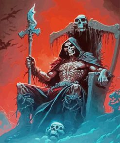 Skeleton Reaper By Number