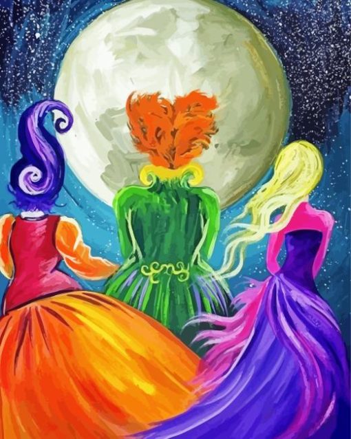 Three Witches Paint By Number