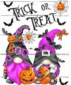 Trick Or Treat Paint By Number