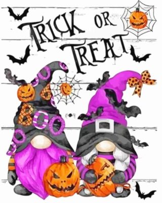 Trick Or Treat Paint By Number