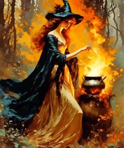 Witch Brew Paint by Number