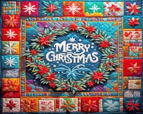 Merry Christmas Paint By Number