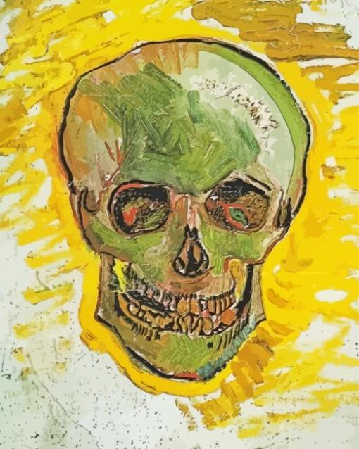 Skull By Van Gogh Paint By Number