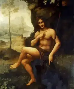 Bacchus Leonardo da Vinci Paint by Number