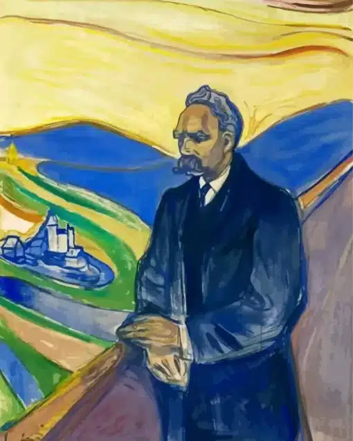 Friedrich Nietzsche Paint by Number