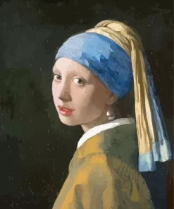 Girl with a Pearl Paint by Number