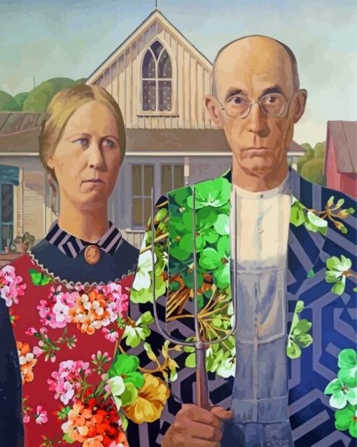 Gucci American Gothic Paint by Number