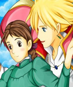 Howls Moving Castle Anime Paint by Number