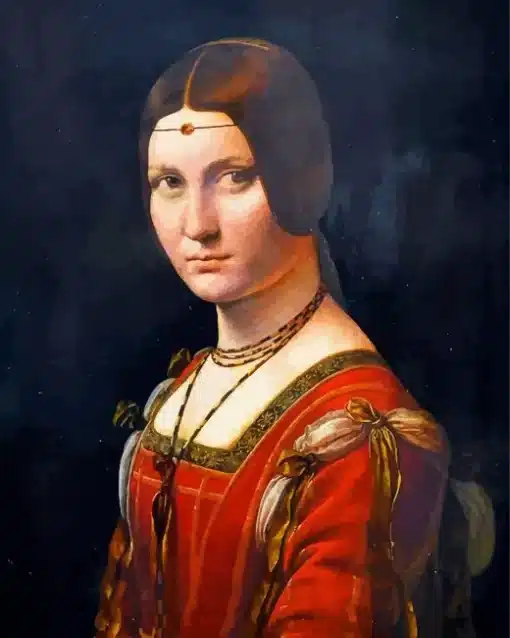 La Belle Ferronniere Paint by Number
