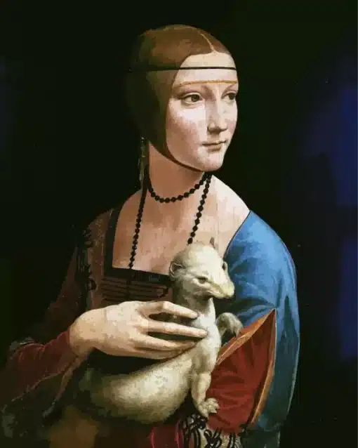 Lady with an Ermine Paint by Number