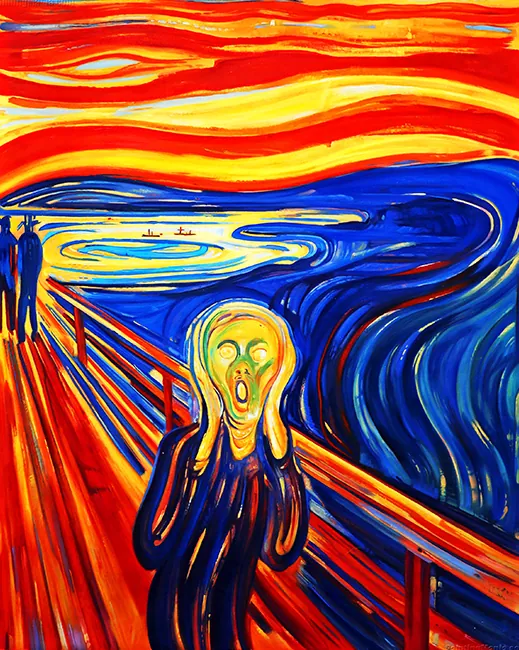 The Scream by Edvard Munch