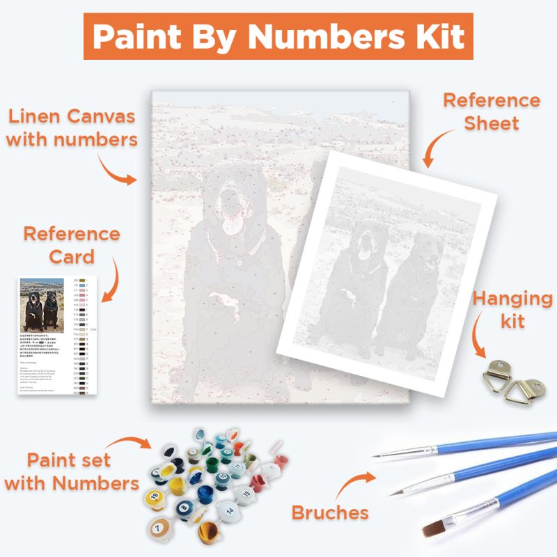 Paint by numbers package