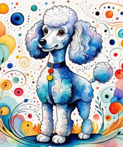 Poodle Dog Paint by Number