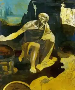 Saint Jerome in the Wilderness Paint by Number