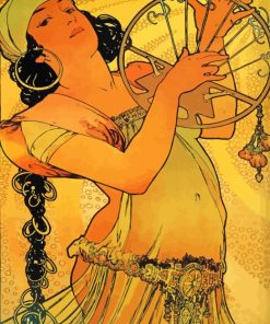 Salome Alphonse Mucha Paint by Number