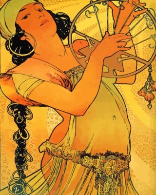 Salome Alphonse Mucha Paint by Number