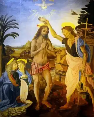 The Baptism Of Christ Paint by Number