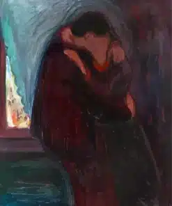 The Kiss by Edvard Munch Paint by Number