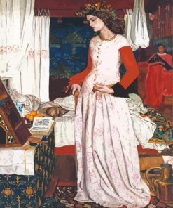 William Morris La Belle Iseult Paint by Number