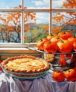 Aesthetic Thanksgiving Art Paint by Number