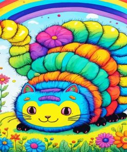 Colorful Meow Paint by Number