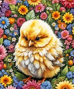 Cute Chick Paint by Number