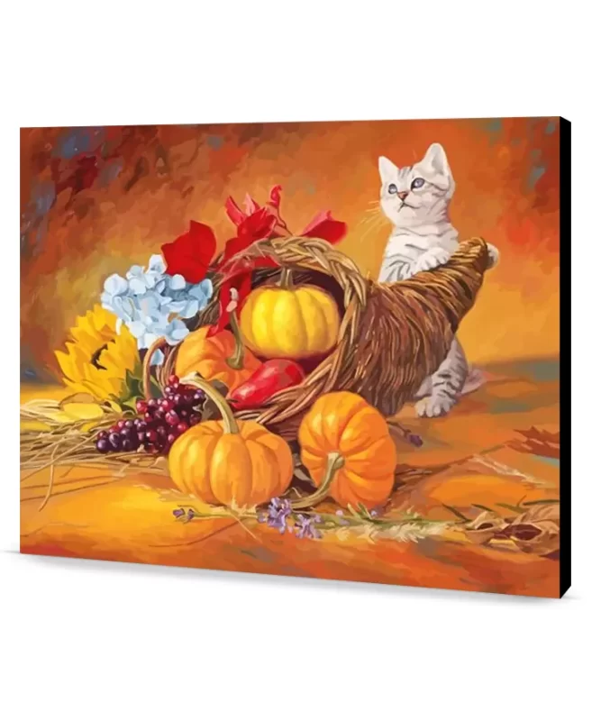 Cute Thanksgiving Cat