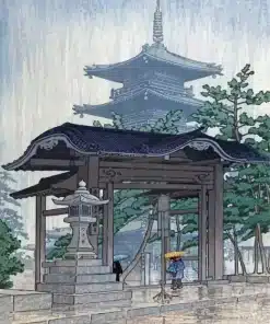 De Zensetsu tempel in Sanshu Paint by Number