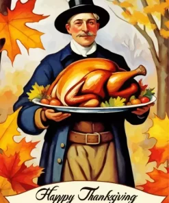 Happy Thanksgiving Paint by Number