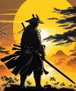 Japanese Samurai Paint by Number