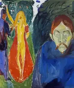 Jealousy By Edvard Munch Paint by Number