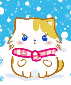 Kawaii Cat Paint by Number