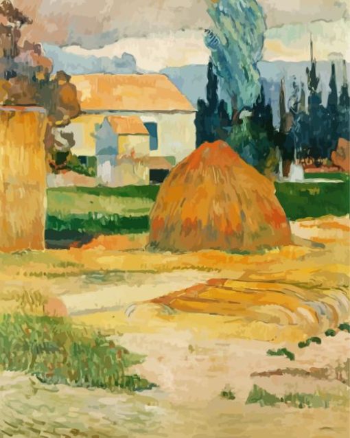 Landscape Near Arles Paint by Numbers Landscape Near Arles Paint by Number