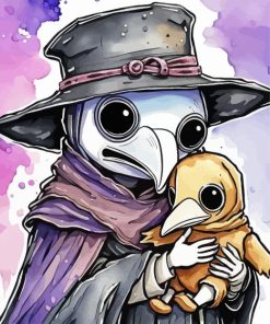 Plague Doctor Paint by Number