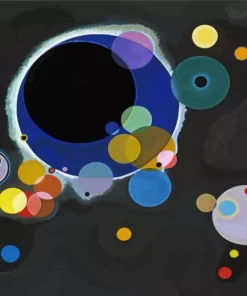 Several Circles Paint by Number