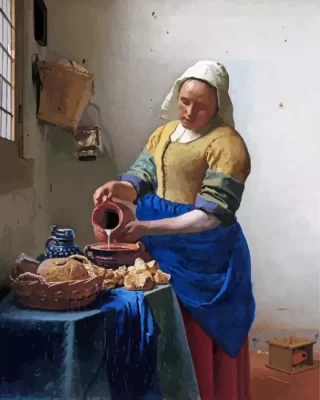The Milkmaid Paint by Number